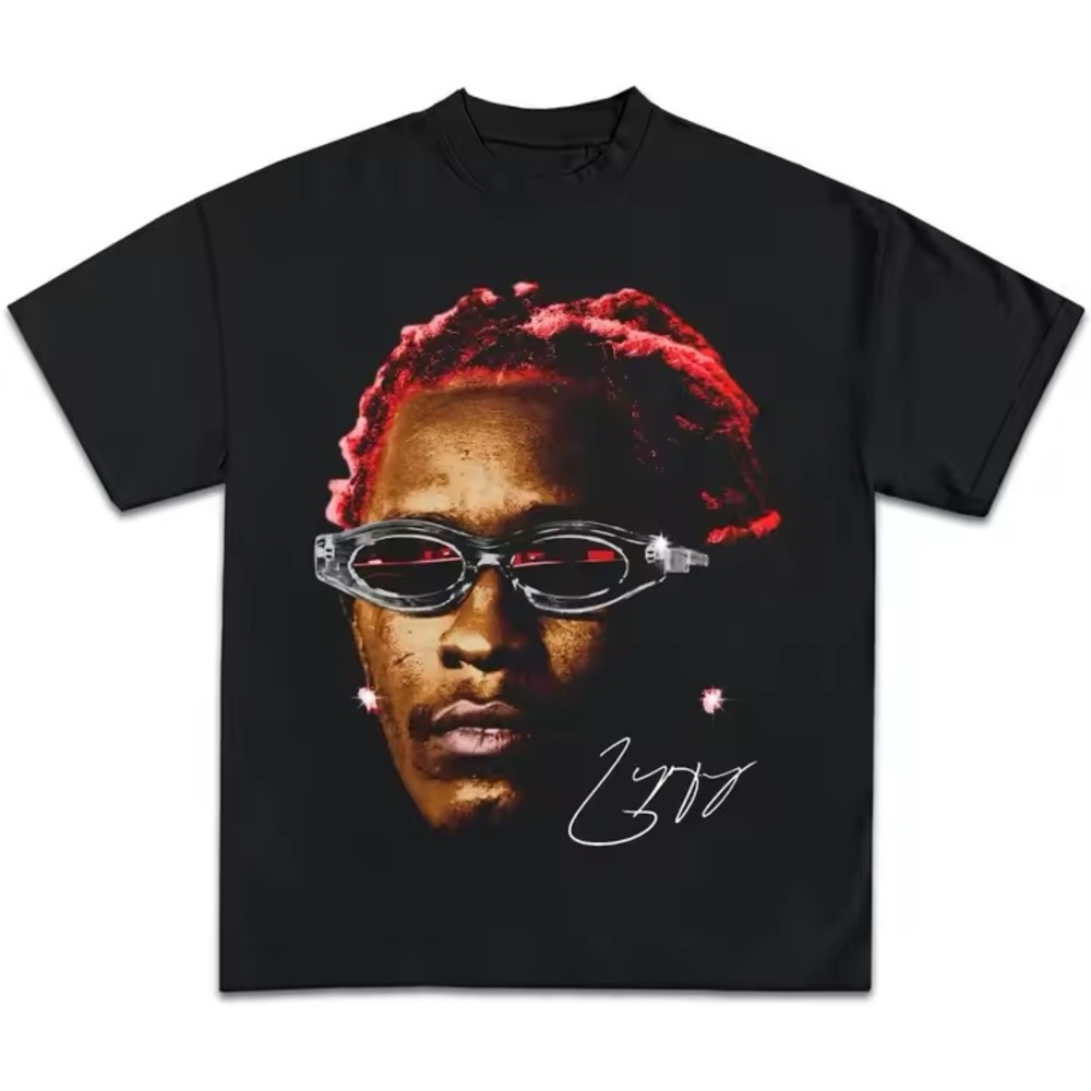 young thug black tee